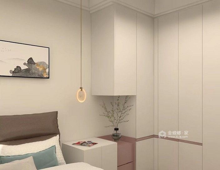 110平邦泰国际社区现代风格-精致现代雅居-卧室效果图及设计说明