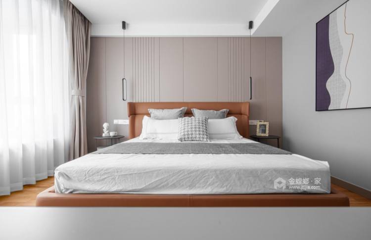 186平铂雅花园现代风格-静谧之美 温柔可触-卧室效果图及设计说明