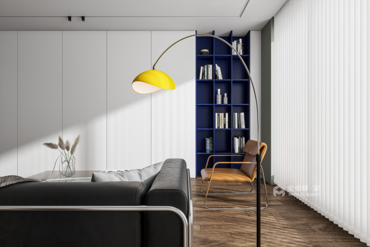 127平诺德国礼现代风格-客厅效果图及设计说明
