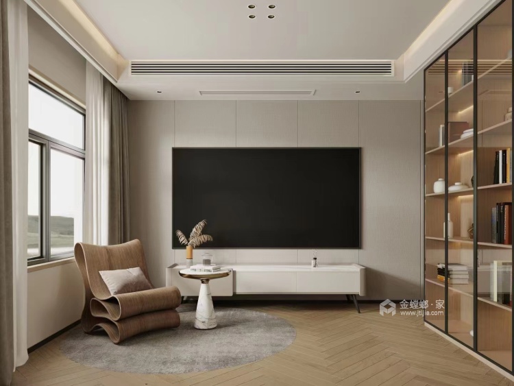 186平中邦上海城现代风格-卧室效果图及设计说明