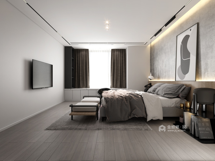 220平易居公馆现代风格-绝佳质感的高级范-空间效果图