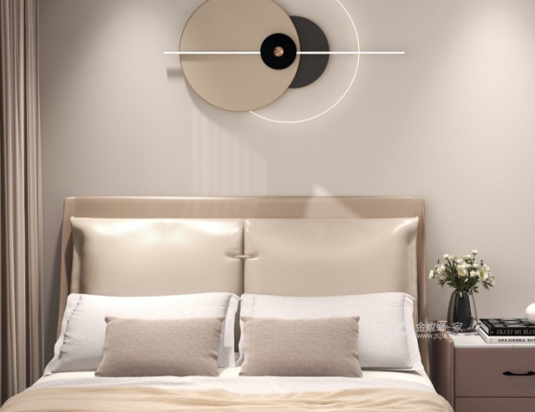 100平天悦现代风格-卧室效果图及设计说明