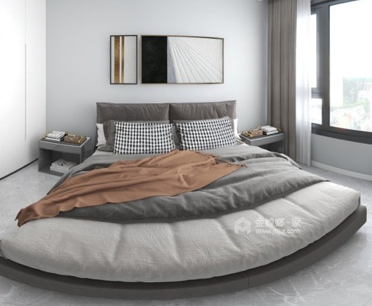 110平君悦湾现代风格-卧室效果图及设计说明
