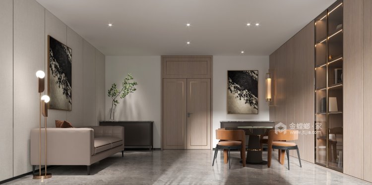 1000平中海星湖国际现代风格-沉稳非凡的艺术空间-卧室效果图及设计说明