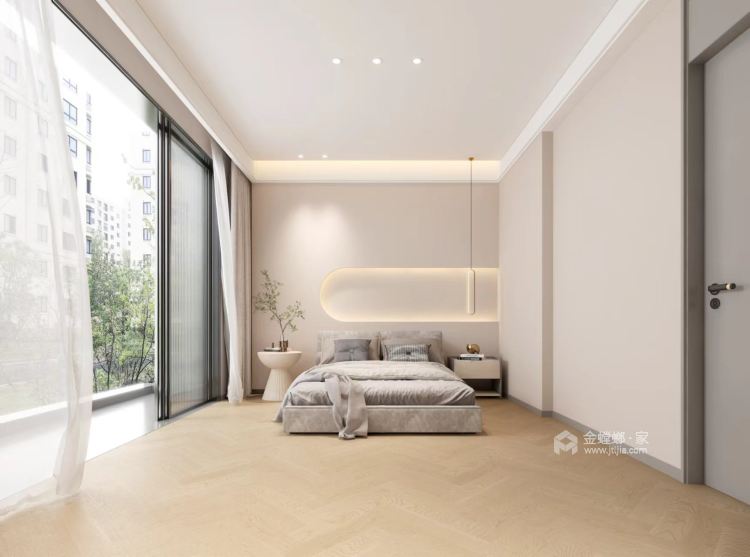 365平信机丽池现代风格-卧室效果图及设计说明