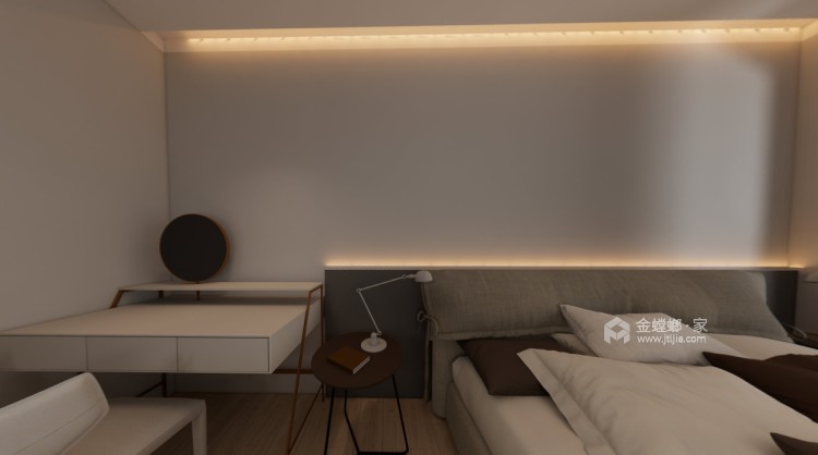 85平锦绣新城现代风格-卧室效果图及设计说明