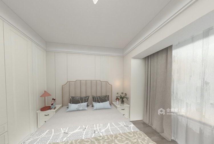 150平瑞松中心城现代风格-卧室效果图及设计说明