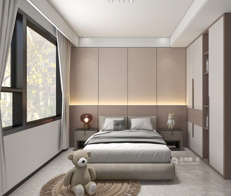 220平瀚海观象现代风格-轻奢与浪漫-卧室效果图及设计说明