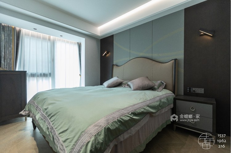170平碧桂园大名府现代风格-卧室效果图及设计说明