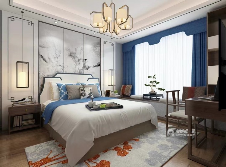 167平状元公馆现代风格-卧室效果图及设计说明