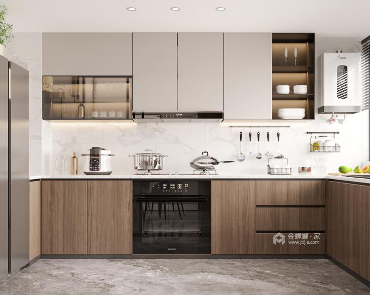 127平保利云禧现代风格-平行设计时尚感塑造-厨房