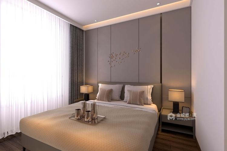 440平滇池one新中式风格-卧室效果图及设计说明