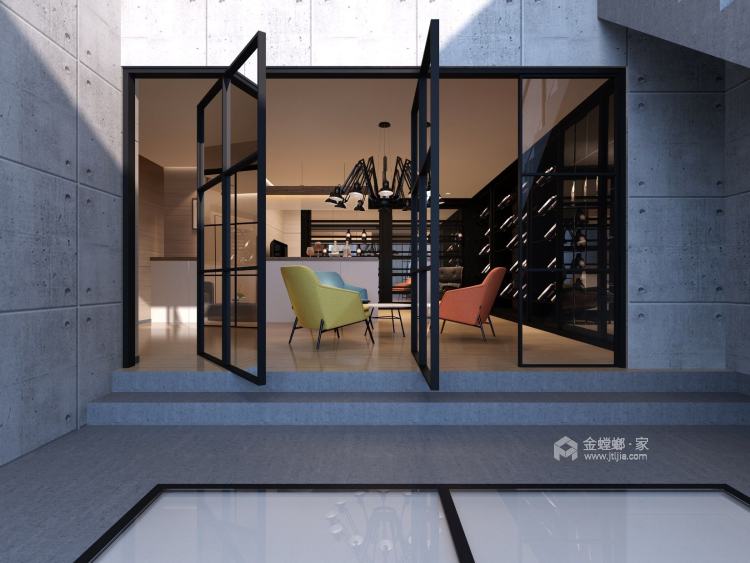 320平华夏御府现代风格-餐厅效果图及设计说明