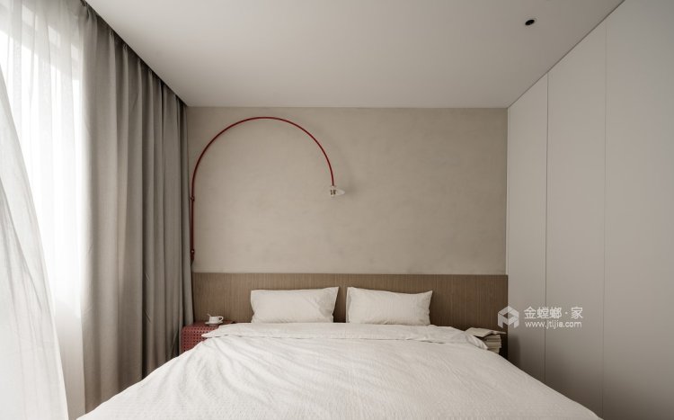 90平江山樾现代风格-卧室效果图及设计说明
