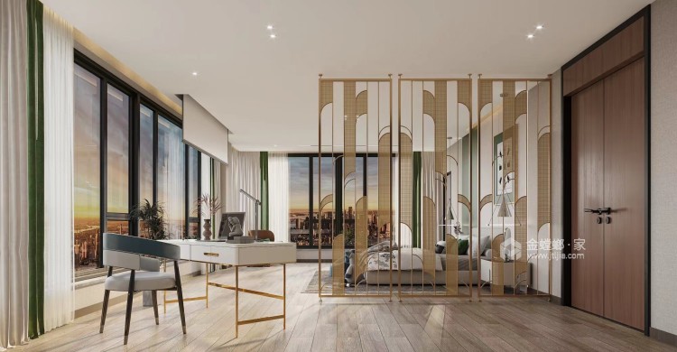750平荔湾城现代风格-卧室效果图及设计说明