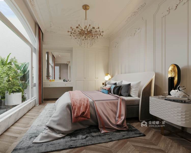 226平江滨广场法式风格-卧室效果图及设计说明