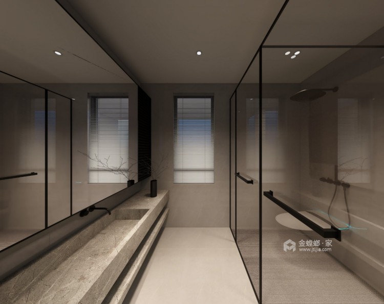 248平领秀山现代风格-卧室效果图及设计说明
