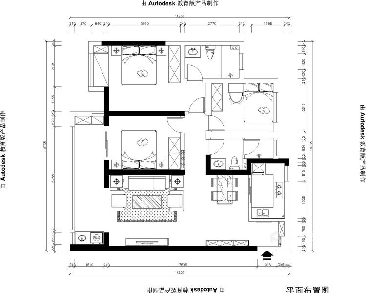 112平镇江北固湾日式风格-平面设计图及设计说明