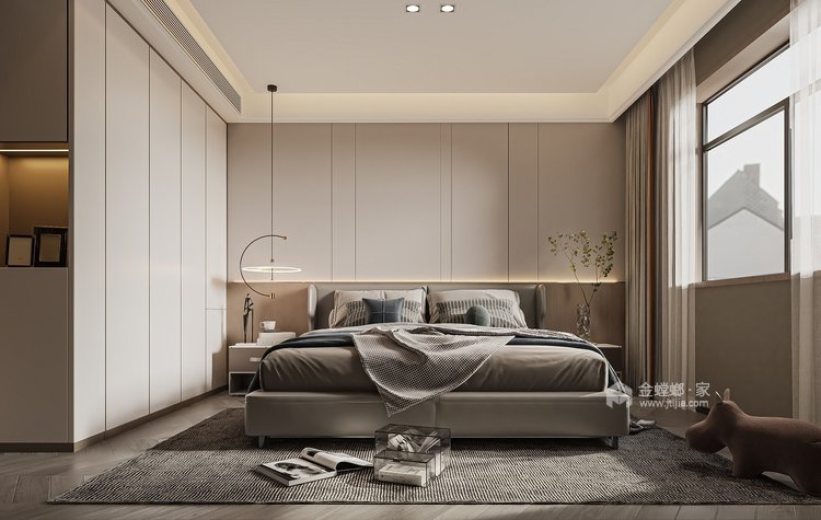 112平镇江北固湾日式风格-卧室效果图及设计说明