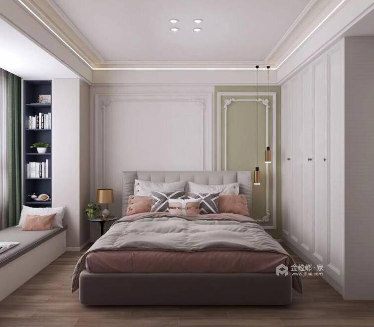170平国瑞熙墅法式风格-人生海海 唯一庇护之所-卧室效果图及设计说明