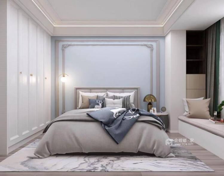 170平国瑞熙墅法式风格-人生海海 唯一庇护之所-卧室效果图及设计说明