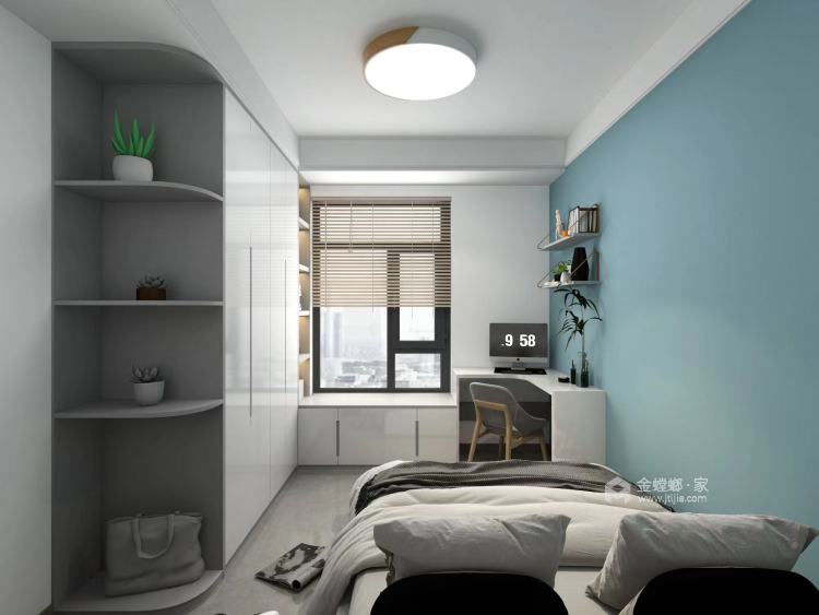 155平国税局家属院新中式风格-不言奢华只言生活-卧室效果图及设计说明