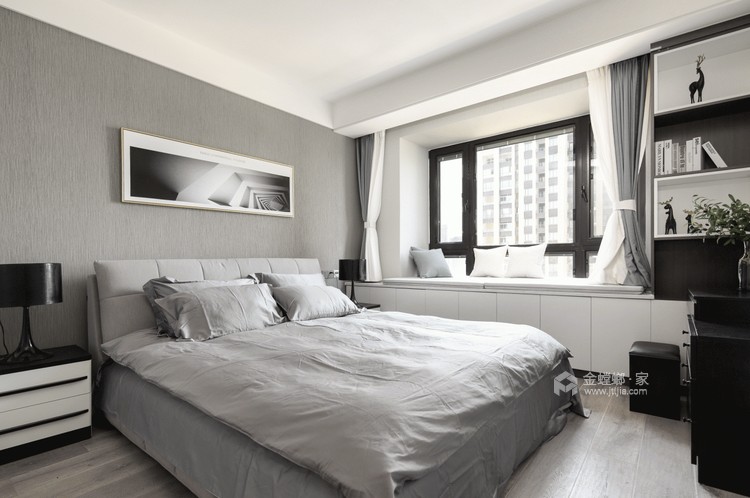 107平云梦州现代风格-卧室效果图及设计说明
