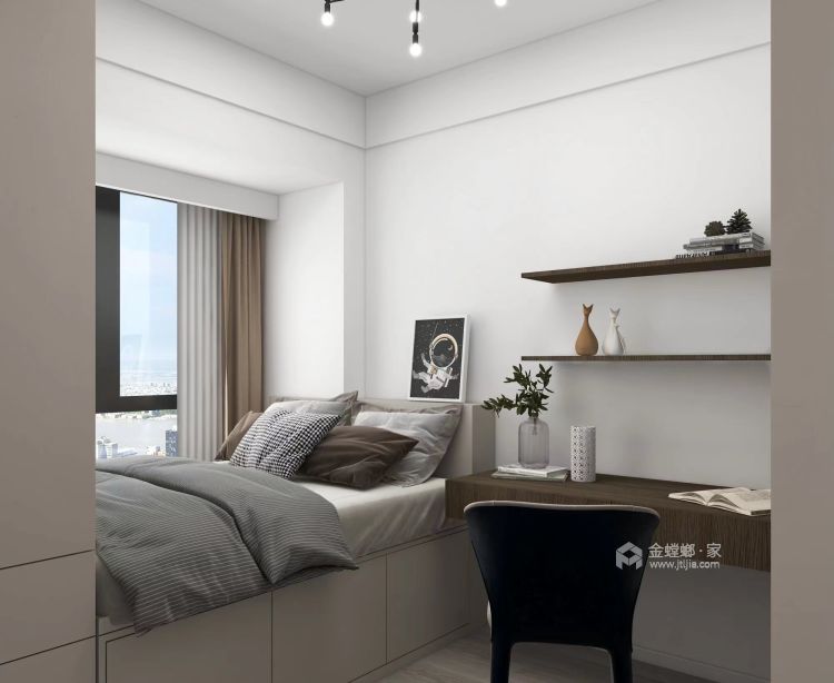 116平凯德名邸东庭现代风格-四室紧凑家的松弛生活-空间效果图