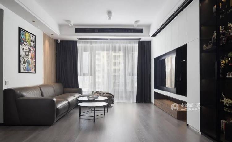142平谦祥·世贸·兴隆城现代风格-简约优雅而舒适-客厅效果图及设计说明