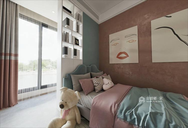 332平海河上院轻奢风格-卧室效果图及设计说明