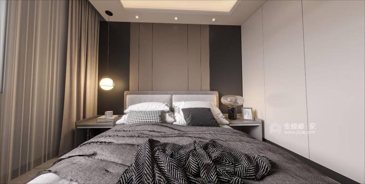 97国宾府现代风格-卧室效果图及设计说明