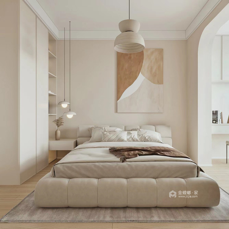 117平海云墅法式风格-卧室效果图及设计说明