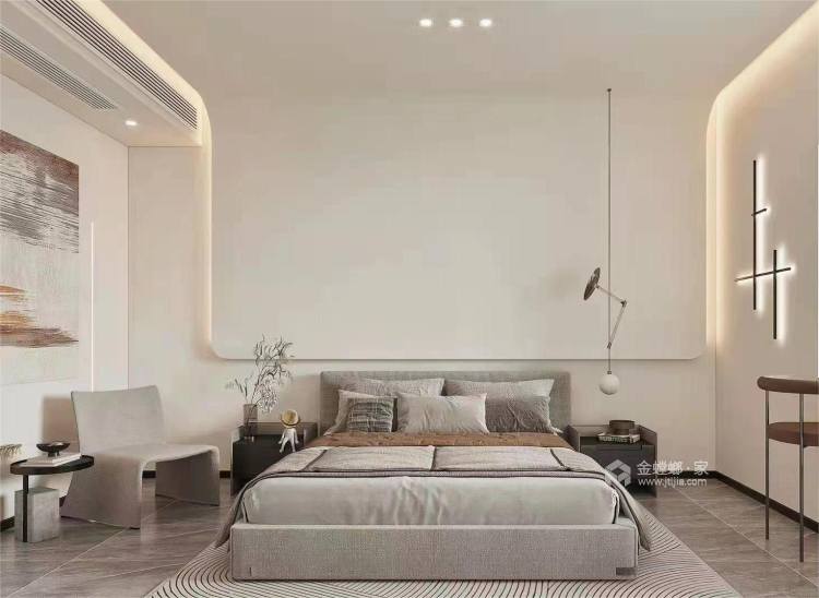 126平乐荟城现代风格-卧室效果图及设计说明
