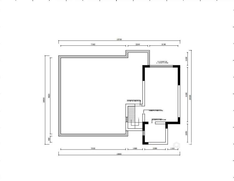 208平邦泰花园新中式风格-业主需求&原始结构图