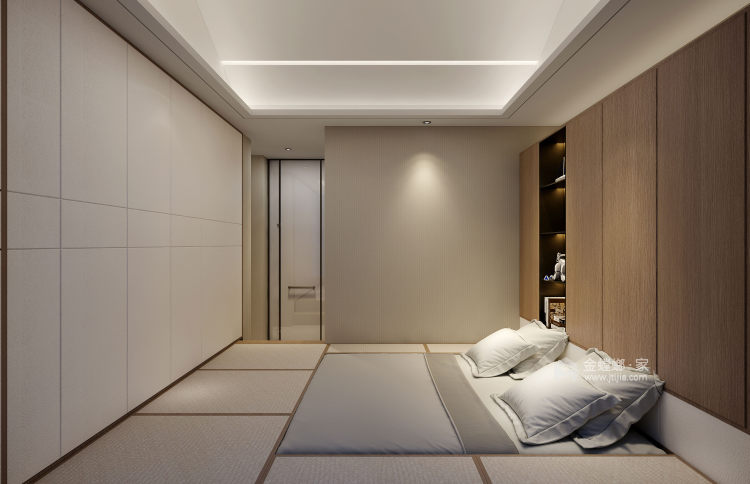 700平桃花源新中式风格-卧室效果图及设计说明