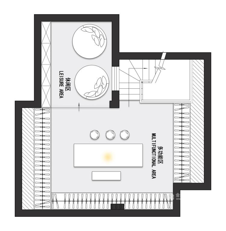 140平姑苏院子现代风格-平面设计图及设计说明