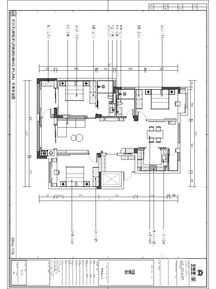 148平金通玫瑰园中式风格-业主需求&原始结构图