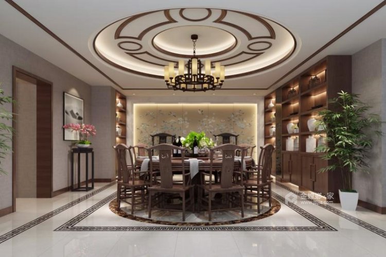 560平凯德麓语新中式风格-餐厅效果图及设计说明