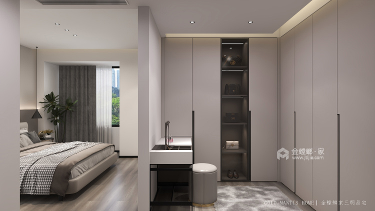 119平嘉和苑现代风格-适意而自在的居室-卧室效果图及设计说明