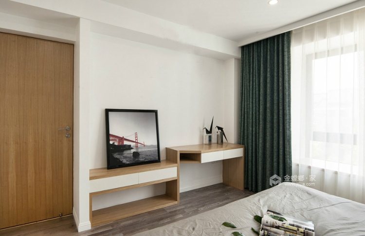 96平水岸豪庭现代风格-卧室效果图及设计说明