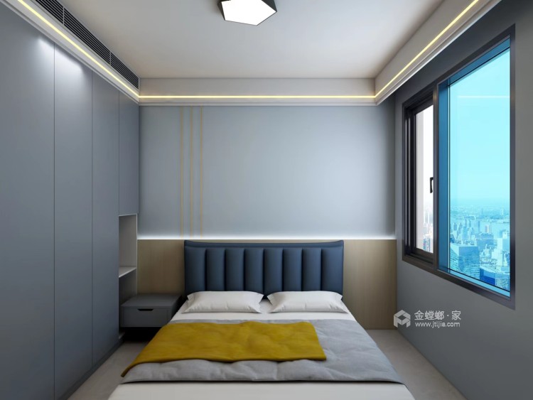 108平瑞尊御府现代风格-卧室效果图及设计说明