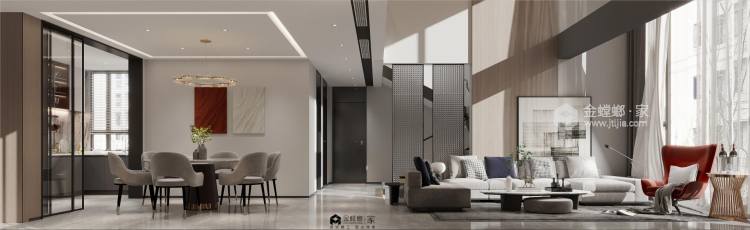 420平金海新苑新中式风格-空间效果图