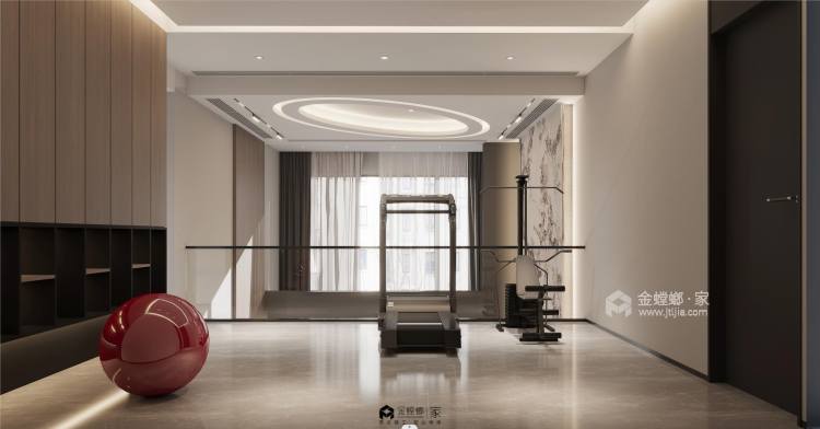 420平金海新苑新中式风格-客厅效果图及设计说明