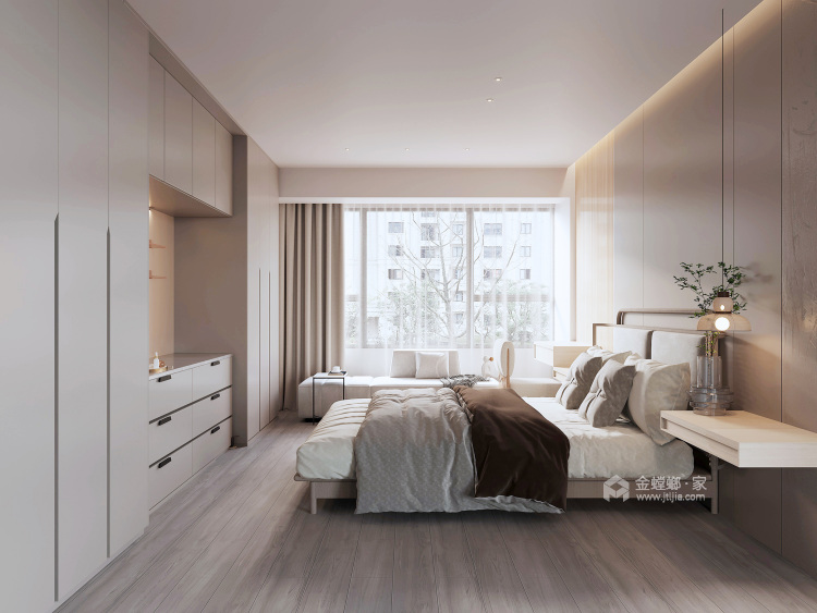 145平山海春风现代风格-卧室效果图及设计说明