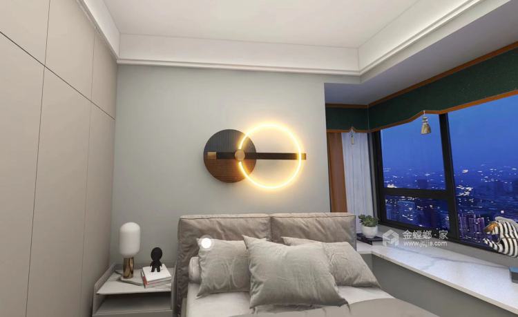96平兰台府现代风格-卧室效果图及设计说明