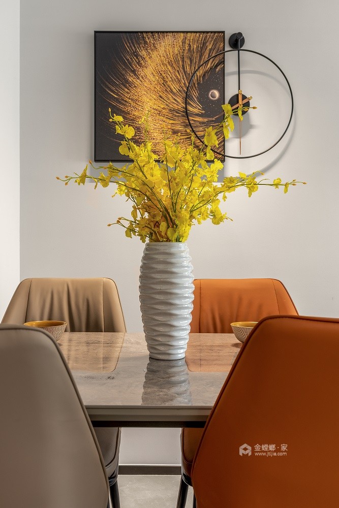 89平名仕豪庭现代风格-质感空间轻享受-餐厅效果图及设计说明
