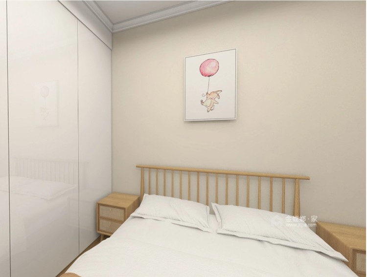 94平云樾天境北欧风格-卧室效果图及设计说明
