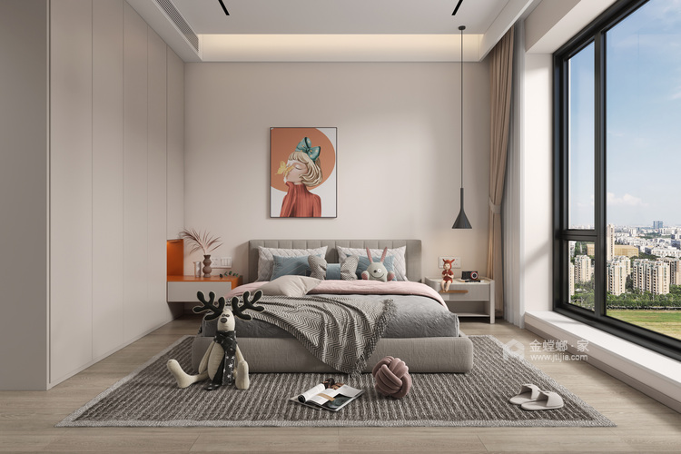 195平苏州湾景苑现代风格-卧室效果图及设计说明