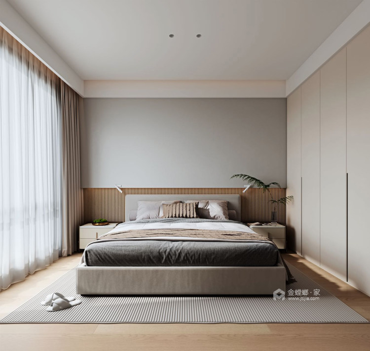 280平科为城墅现代风格-卧室效果图及设计说明