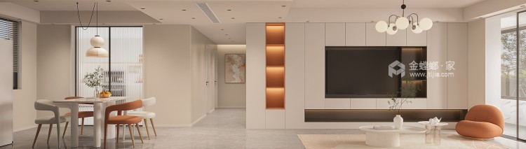 137平翠洲嘉园现代风格-客厅效果图及设计说明